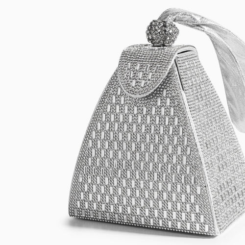 CRYSTAL PYRAMID HANDBAG