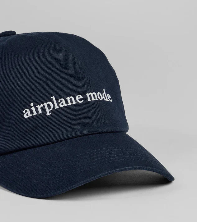 Airplane Mode Script Baseball Cap