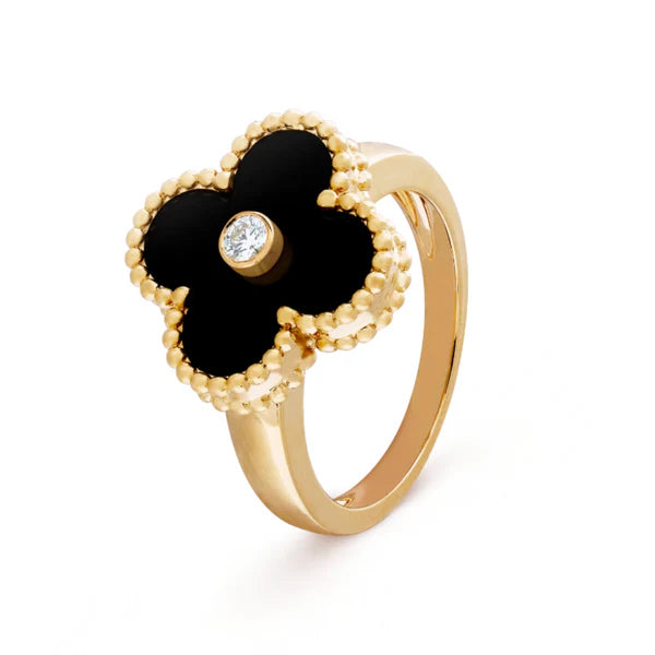Amber Ring - Black / Gold