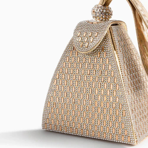 CRYSTAL PYRAMID HANDBAG