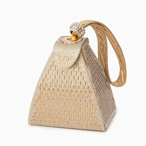 CRYSTAL PYRAMID HANDBAG