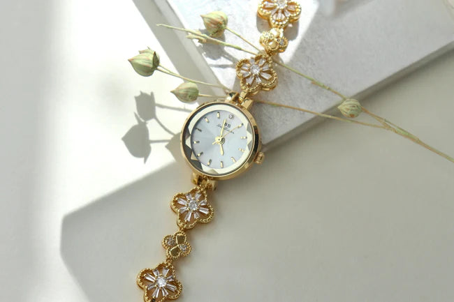 Clover Vintage Gold Watch