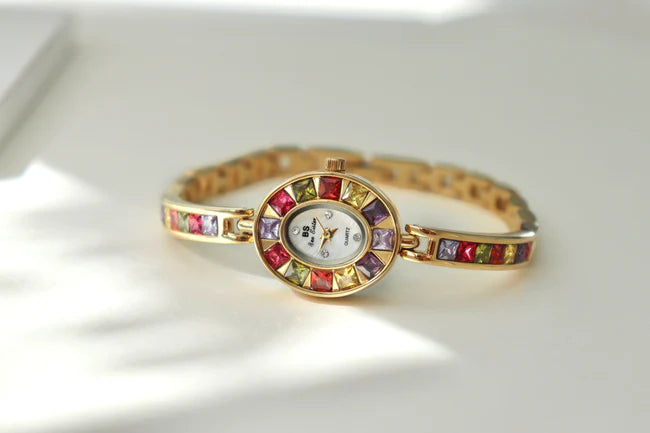 Vintage Mural Gold Watch