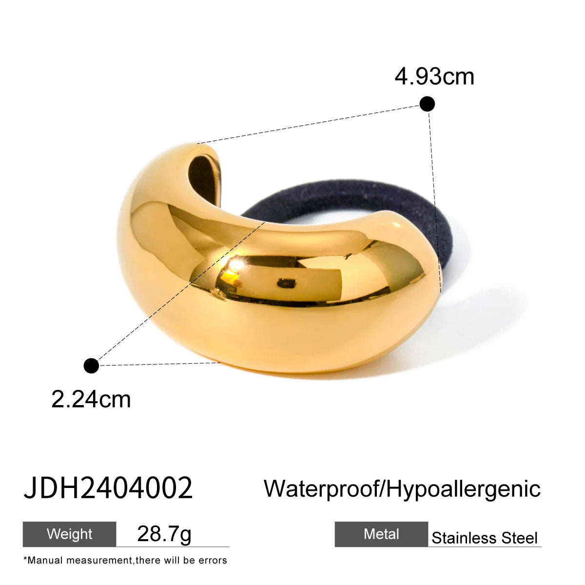 Pony Rhodium Hairband
