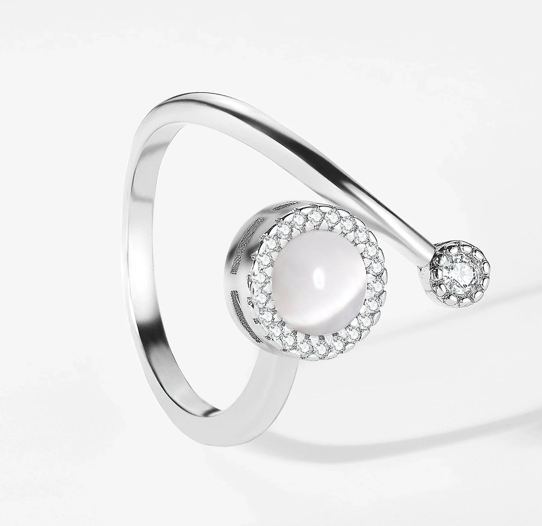Opal Spinner Worry Ring