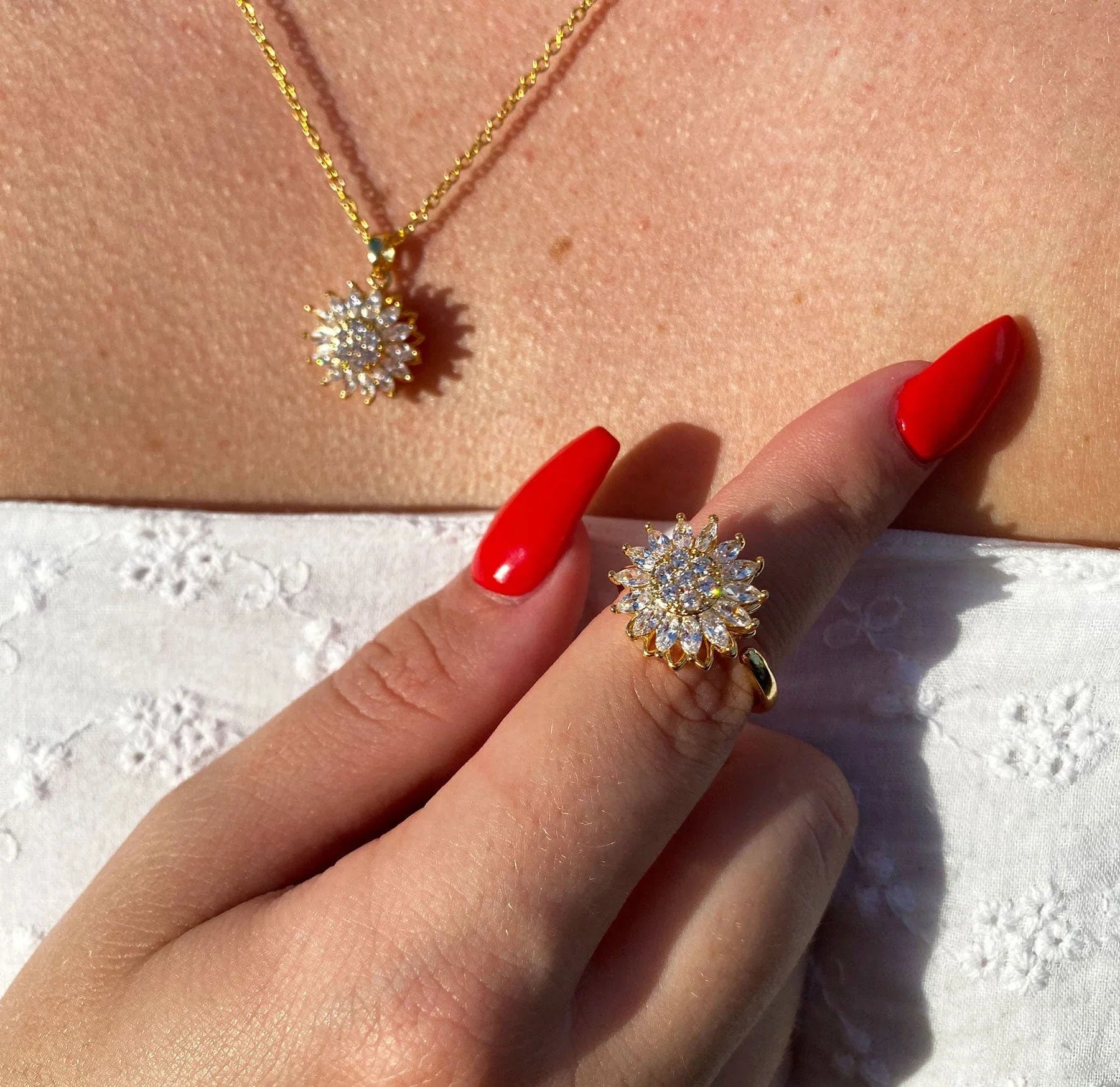Sun Spinner Worry Ring Set